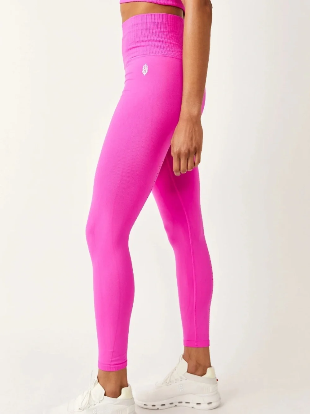 NWT Free People FP Movement Good Karma Leggings in Magenta | Size XS/S - Picture 2 of 11